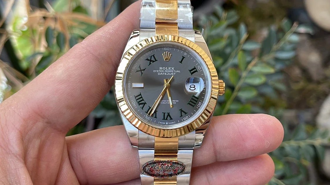 Rolex Datejust M126333-0019 1:1 Meilleure édition Clean Factory 41 mm Cadran Wimbledon Bracelet Oyster