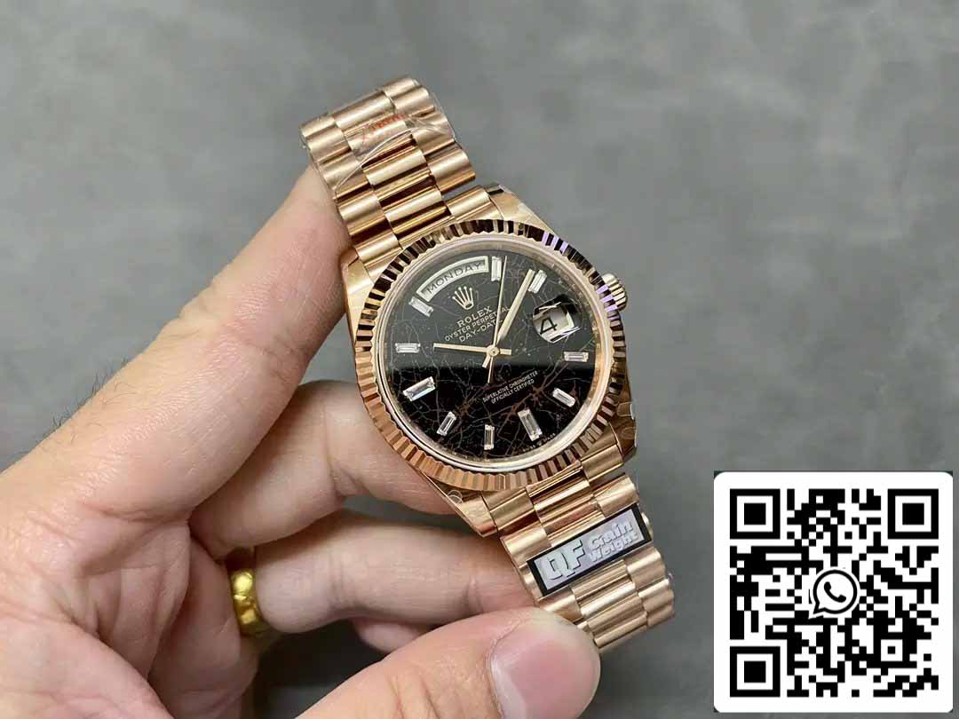 Rolex Day Date 40 M228235-0045 Cadran Diamant Eisenkiesel 1:1 Meilleure Édition QF Factory 183 grammes