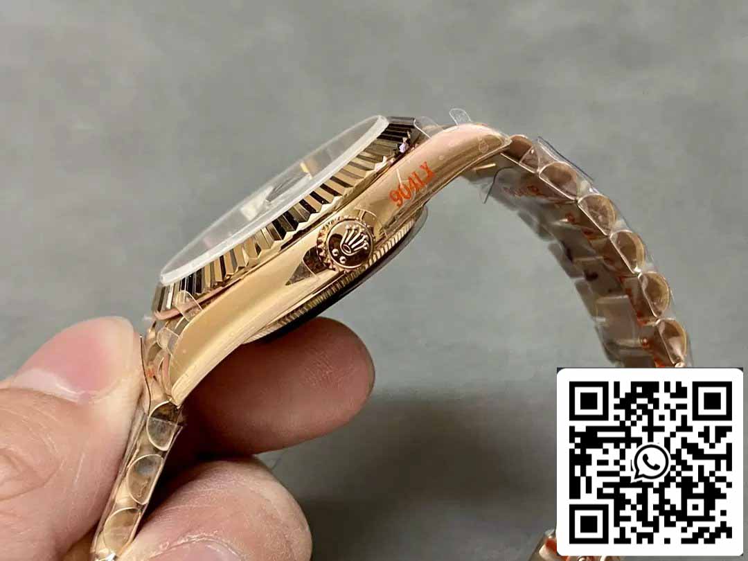 Rolex Day Date 40 M228235-0045 Cadran Diamant Eisenkiesel 1:1 Meilleure Édition QF Factory 183 grammes