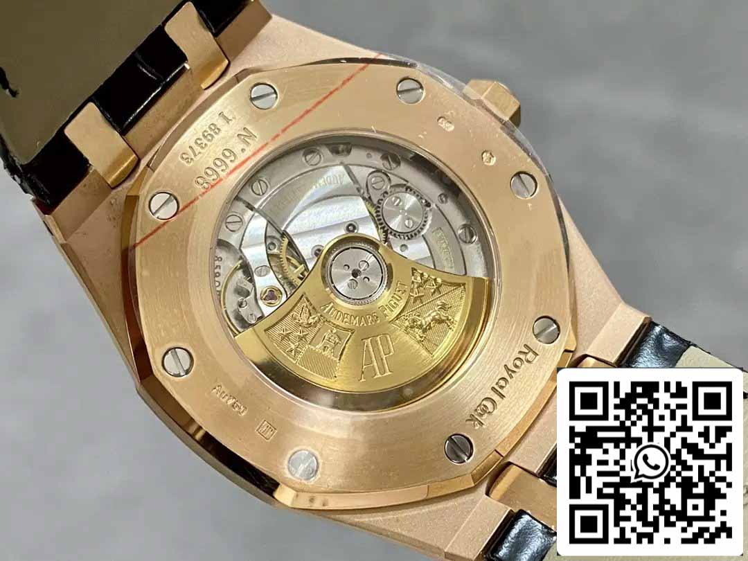 Audemars Piguet Royal Oak 15400OR.OO.D002CR.01 APS Factory V3 1:1 Beste Edition schwarzes Zifferblatt 