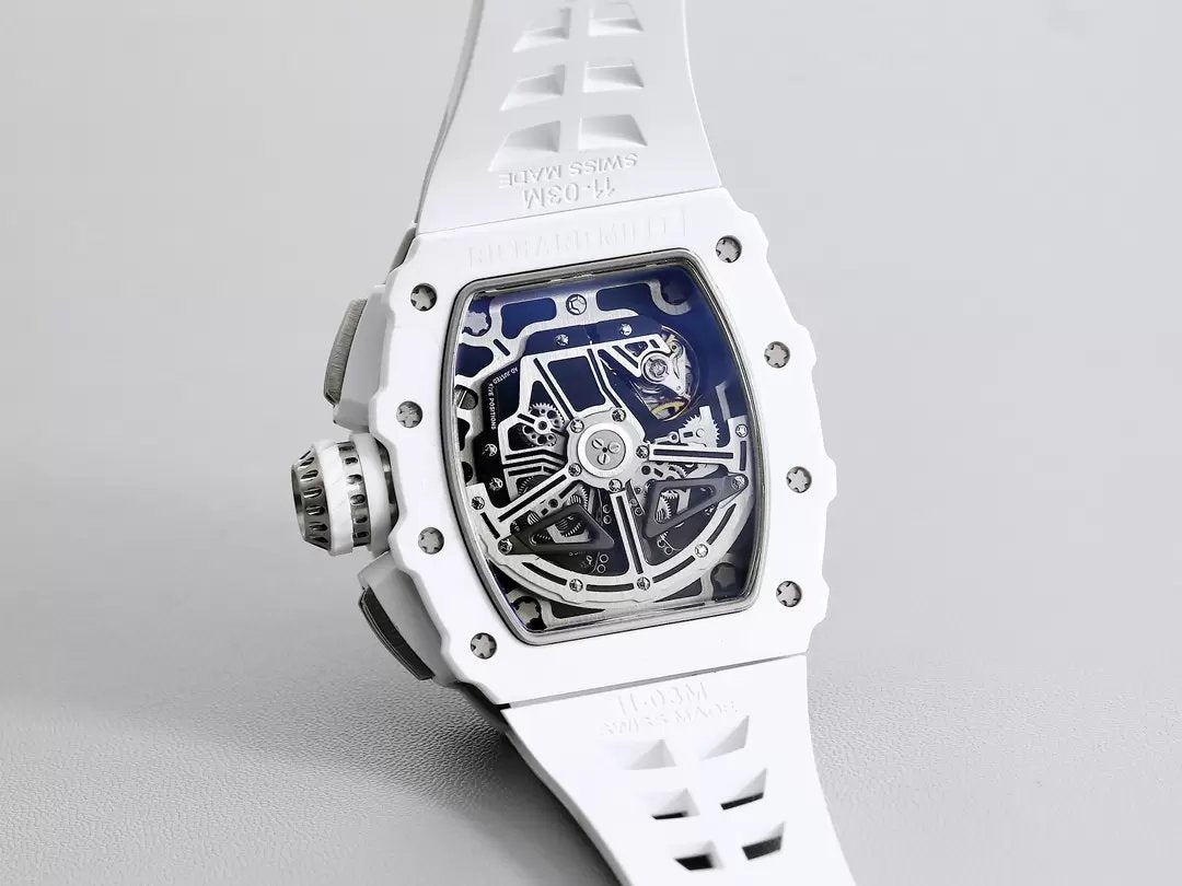 Richard Mille RM11-03 Best Edition KU+ Factory [KV - V5] Version Carbone Blanc 