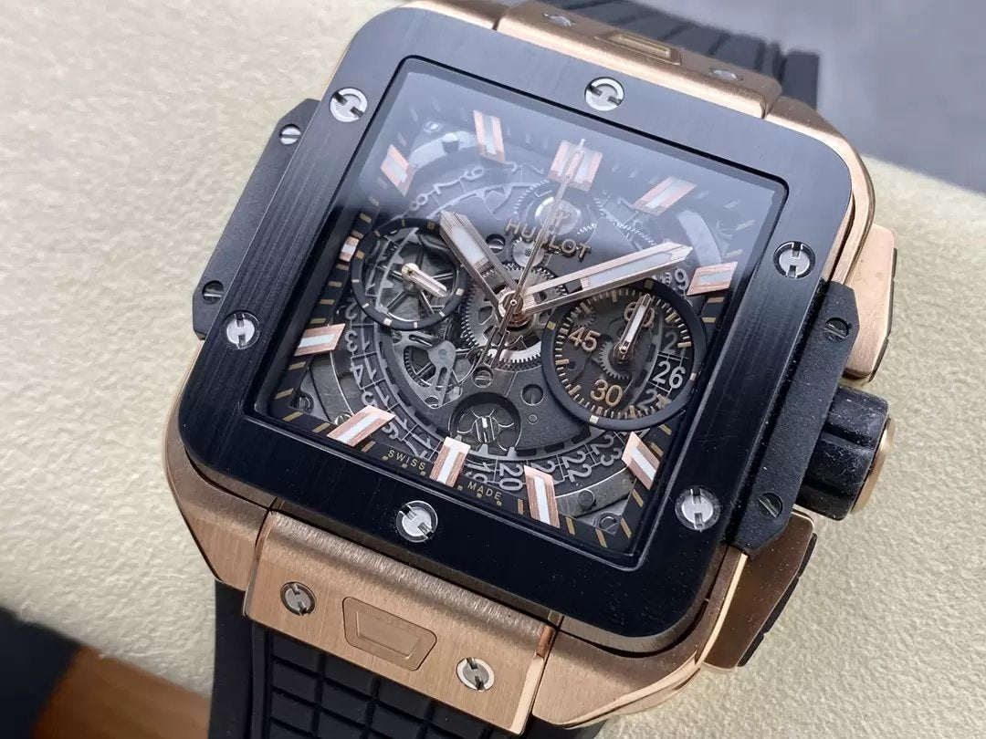 Hublot SQUARE BANG UNICO 821.OM.0180.RX 1:1 Meilleure édition BBF Factory