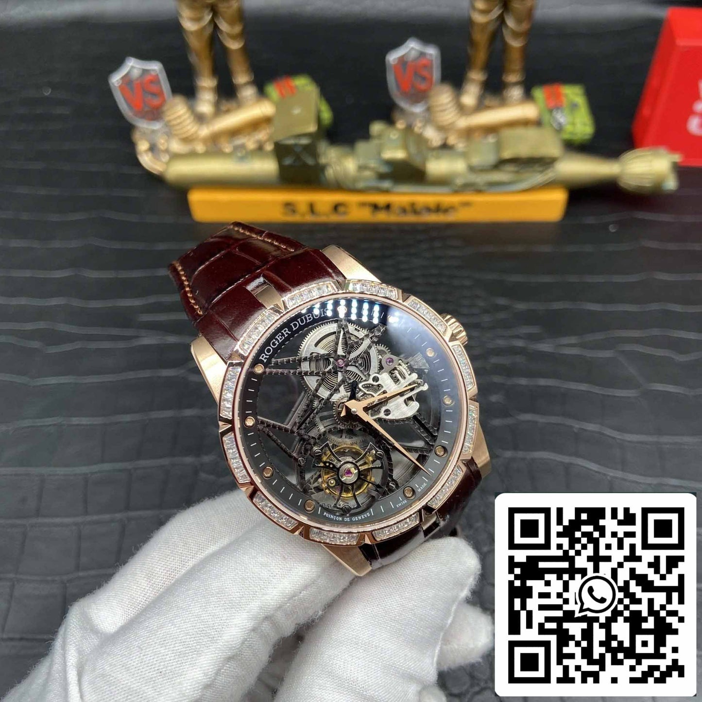 Roger Dubuis Excalibur RDDBEX0393 1:1 Meilleure édition BBR Factory V3 Tourbillon Cadran Squelette 