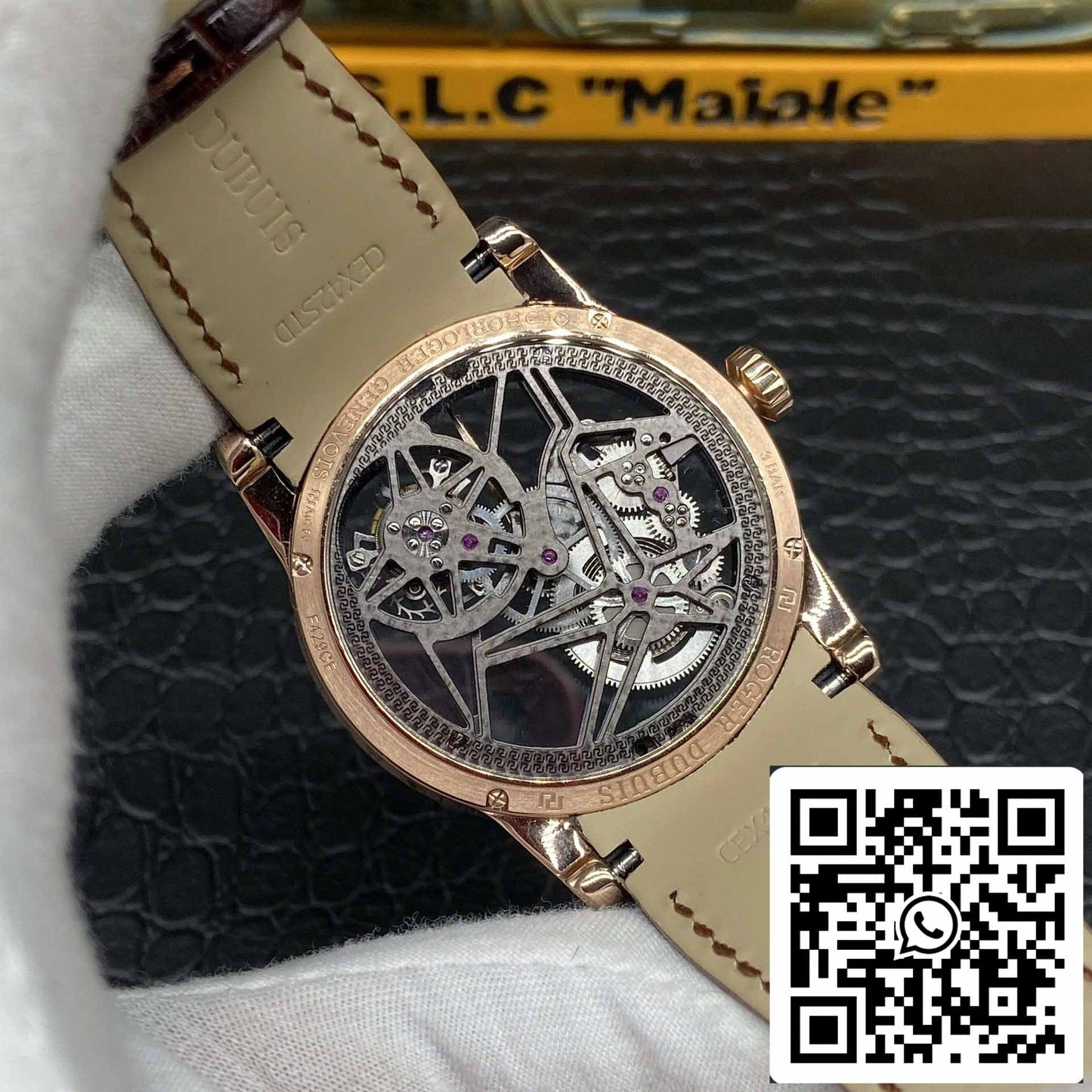 Roger Dubuis Excalibur RDDBEX0393 1:1 Meilleure édition BBR Factory V3 Tourbillon Cadran Squelette 