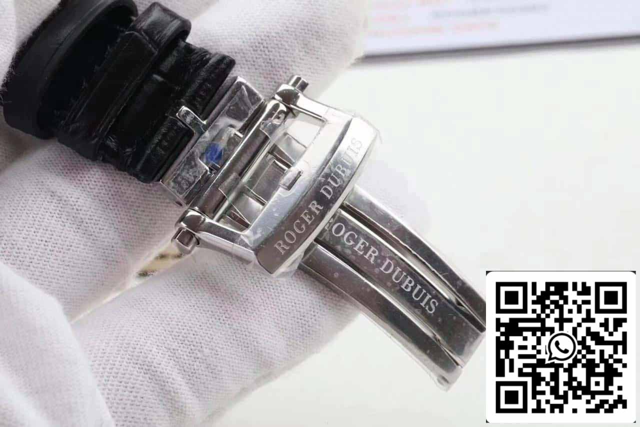 Montre Roger Dubuis Excalibur RDDBEX0392 boîtier argenté 1:1 meilleure édition BBR Factory V3 Tourbillon 