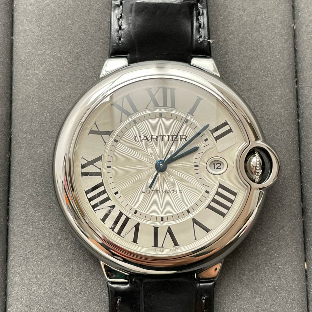 Ballon Bleu De Cartier 42MM WSBB0026 1:1 Best Edition AF Factory weißes Zifferblatt