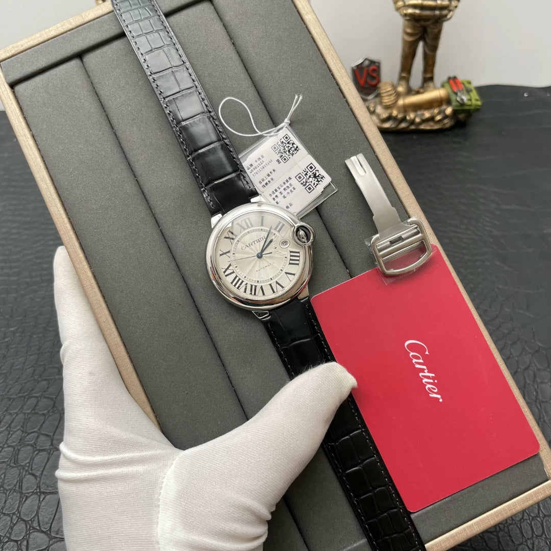 Ballon Bleu De Cartier 42MM WSBB0026 1:1 Best Edition AF Factory weißes Zifferblatt