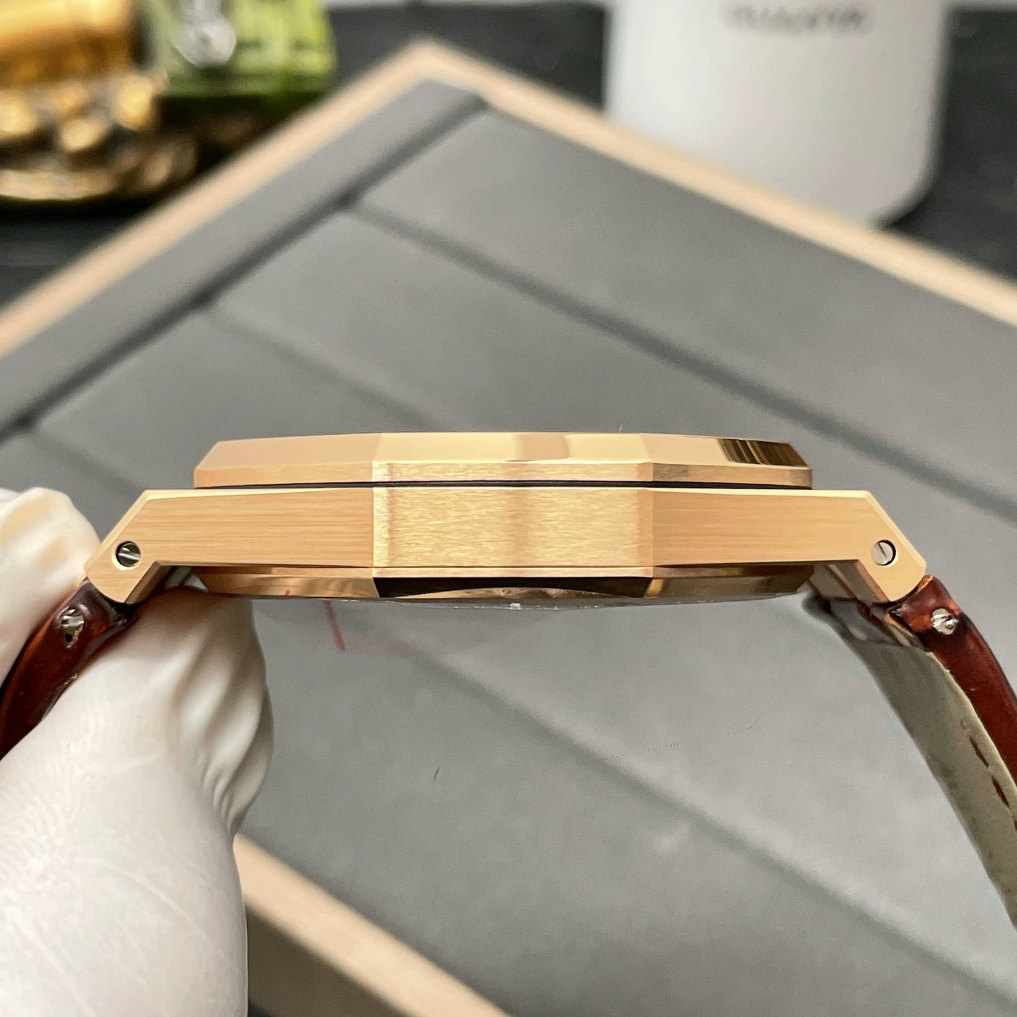 Audemars Piguet Royal Oak 15500OR.OO.D002CR.01 1:1 Best Edition APS Factory V3 schwarzes Zifferblatt 