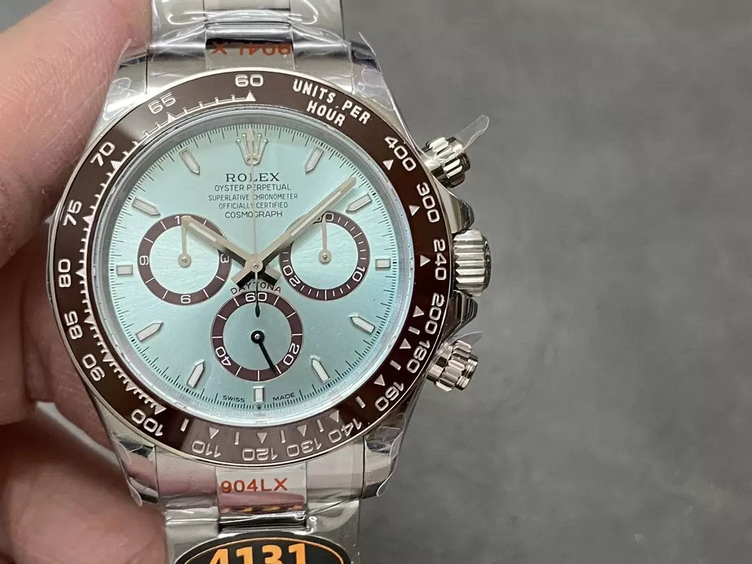 Rolex Cosmograph Daytona m126506-0001 Ice Blue 1:1 Meilleure édition Mouvement QF Factory 4131