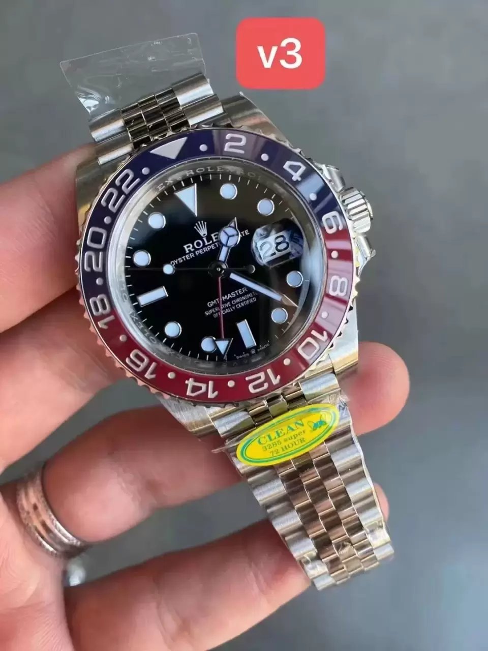 Rolex GMT Master II M126710BLRO-0001 Bracelet Jubilé Meilleure Édition Clean Factory V3 Cola Circle