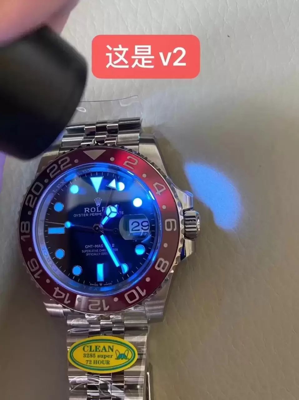Rolex GMT Master II M126710BLRO-0001 Bracelet Jubilé Meilleure Édition Clean Factory V3 Cola Circle