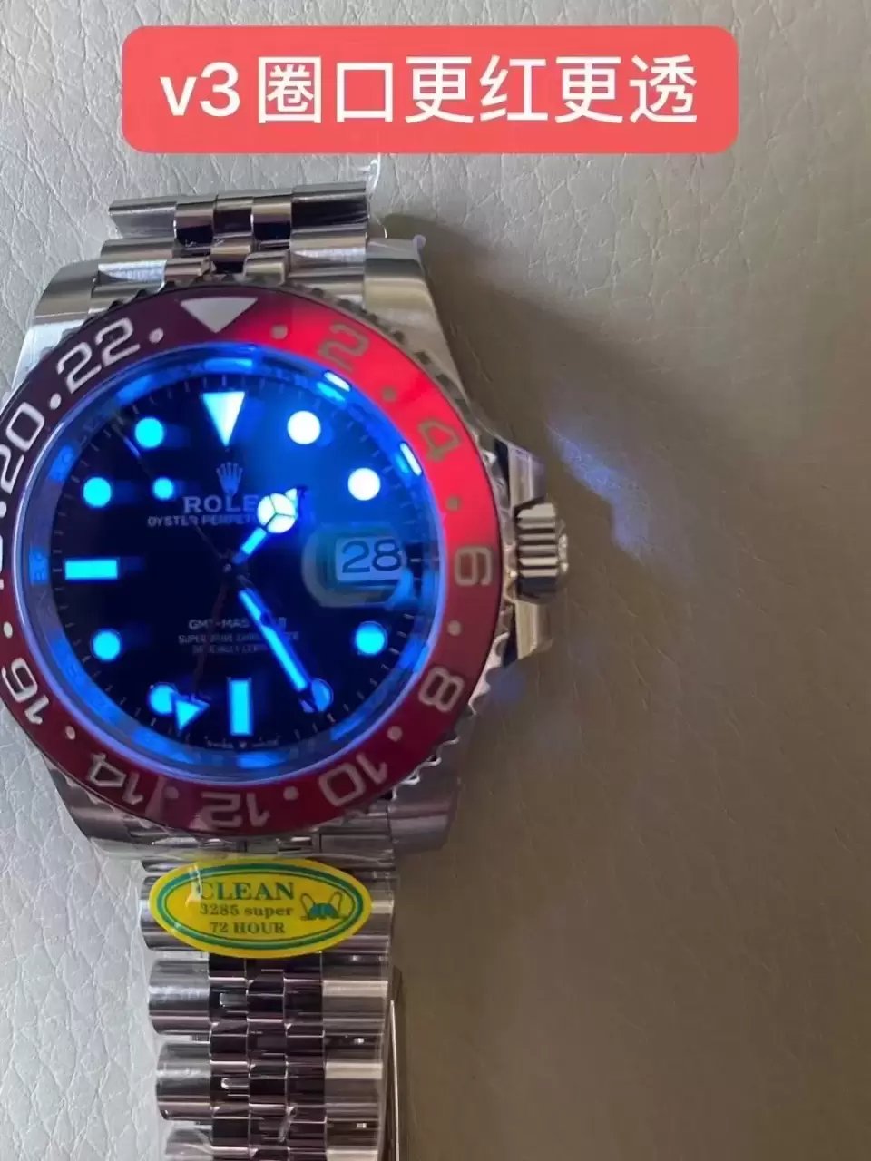Rolex GMT Master II M126710BLRO-0001 Bracelet Jubilé Meilleure Édition Clean Factory V3 Cola Circle