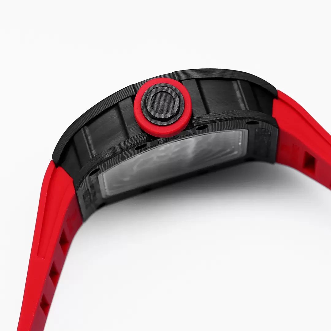 RICHARD MILLE RM055 Redesigned original 1:1 Best Edition BBR Factory 2024 Red Strap