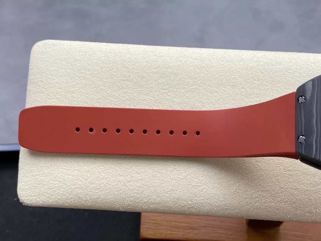 Richard Mille RM 07 RM007 Carbon NTPT Gehäuse 1:1 Best Edition G+ Fabrikrotes Armband