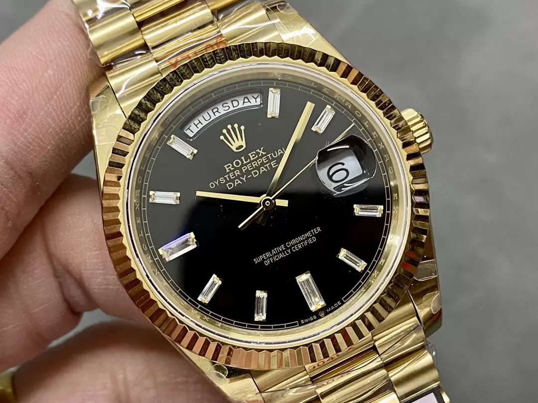 Rolex Day Date 40 m228238-0004 Schwarzes Zifferblatt 1:1 Best Edition Gegengewicht Version 183 Gramm