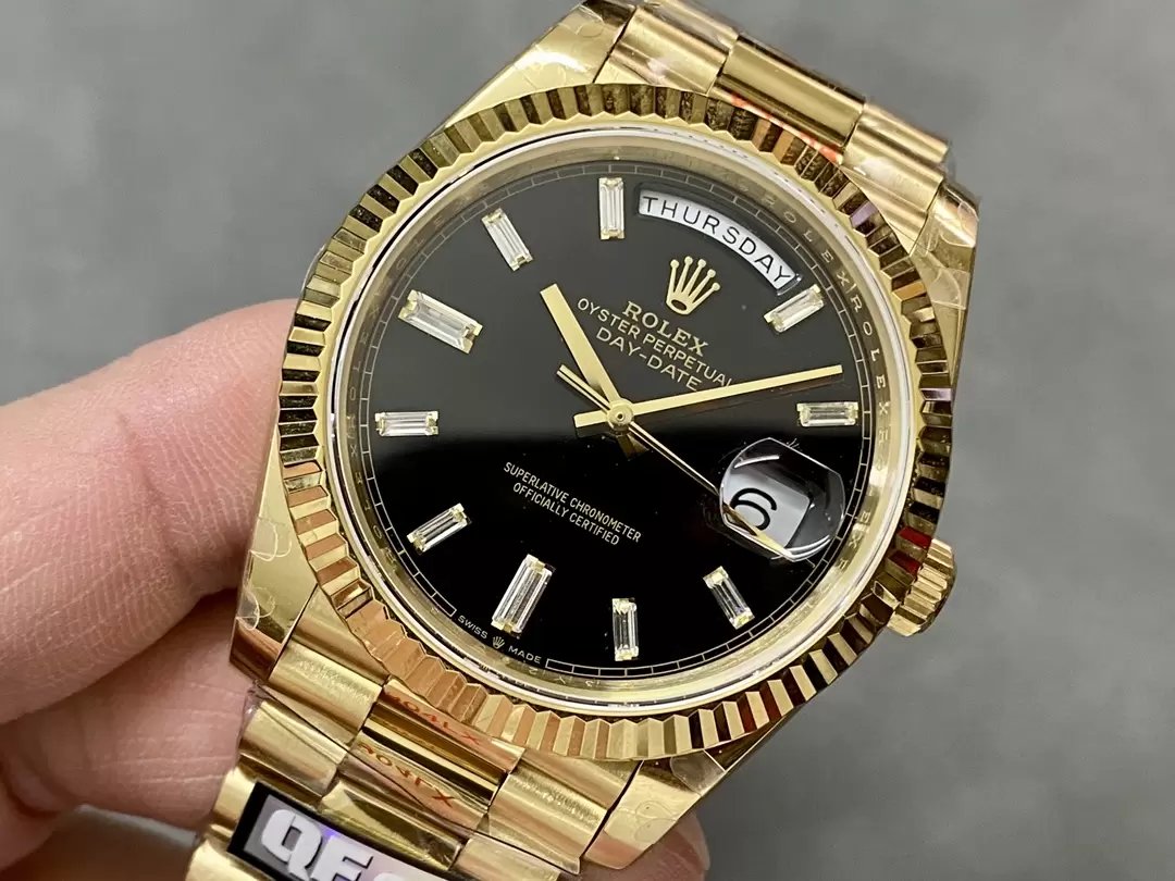 Rolex Day Date 40 m228238-0004 Schwarzes Zifferblatt 1:1 Best Edition Gegengewicht Version 183 Gramm