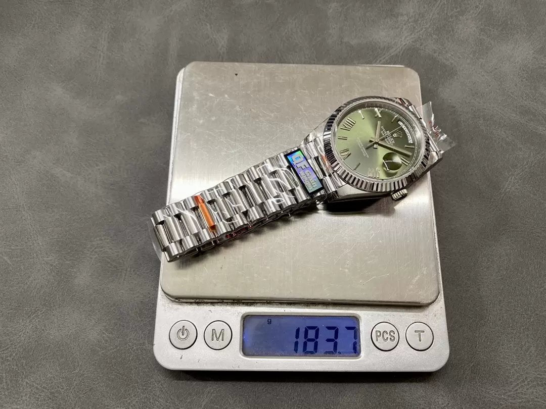 Rolex Day Date 40 m228236-0008 Grünes Zifferblatt 1:1 Best Edition Gegengewicht Version 183 Gramm QF Factory