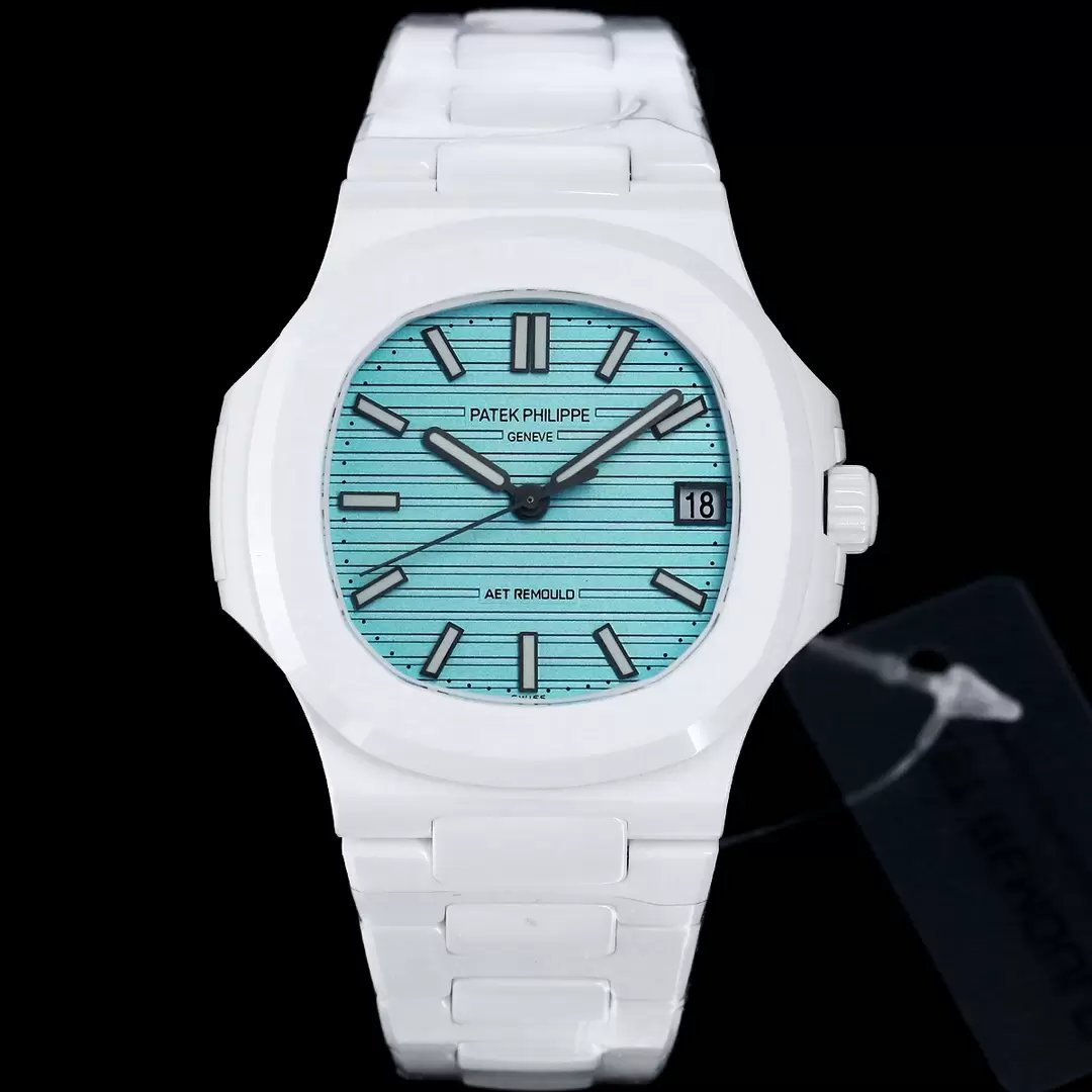 [AET modified] Patek Philippe Nautilus 5711 Ceramic Tiffany Dial 1:1  Best Edition