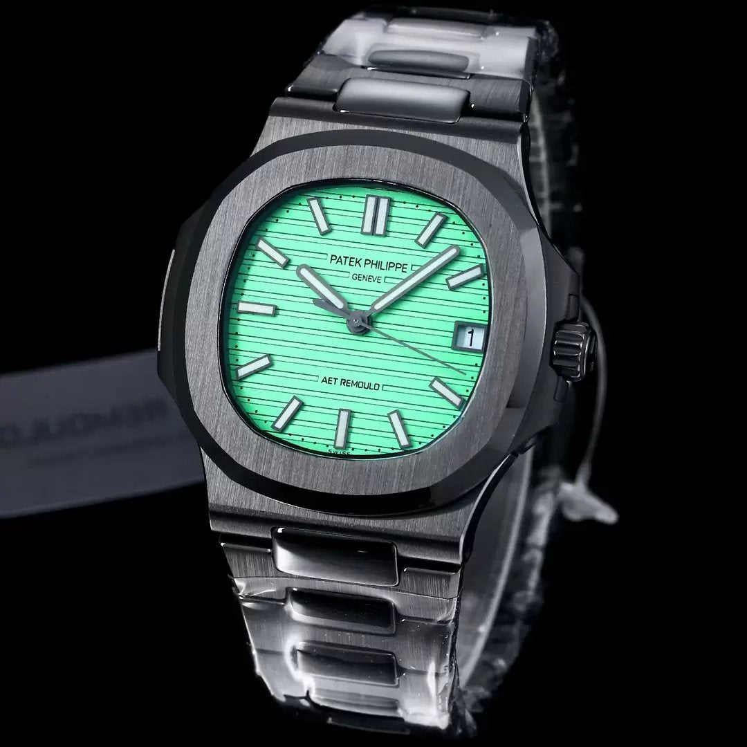 [AET modifiziert] Patek Philippe Nautilus 5711 Keramik Schwarz Grünes Zifferblatt 1:1 Beste Edition