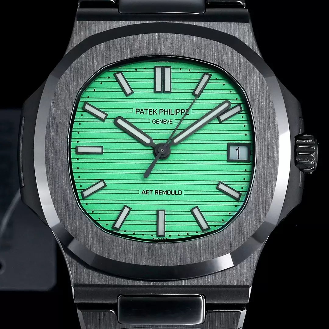 [AET modifiziert] Patek Philippe Nautilus 5711 Keramik Schwarz Grünes Zifferblatt 1:1 Beste Edition