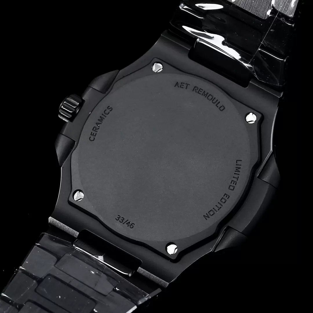 [AET modifiziert] Patek Philippe Nautilus 5711 Keramik schwarzes Sonnenuntergangszifferblatt 1:1 Beste Edition