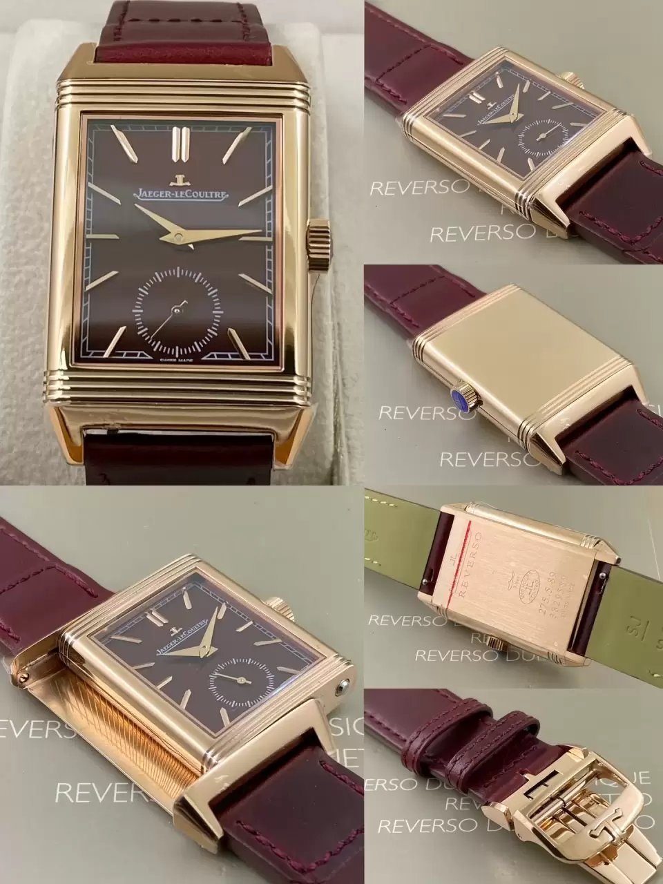 Jaeger-LeCoultre Reverso Tribute Monoface Small Seconds 713256J MG Factory 1:1 Beste Edition