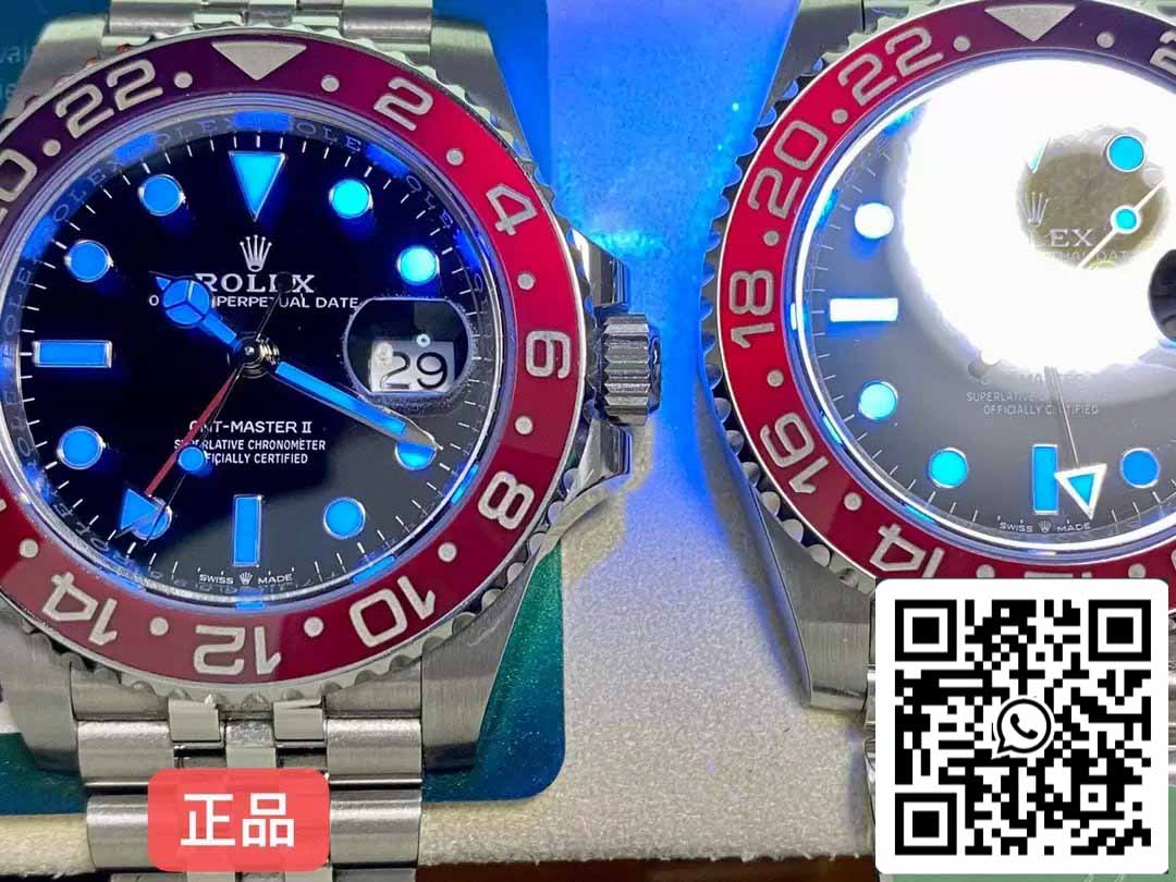 Rolex GMT Master II M126710BLRO-0001 Pepsi 1:1 Beste Edition von ARF Factory V3 Upgrade Jubiläumsarmband