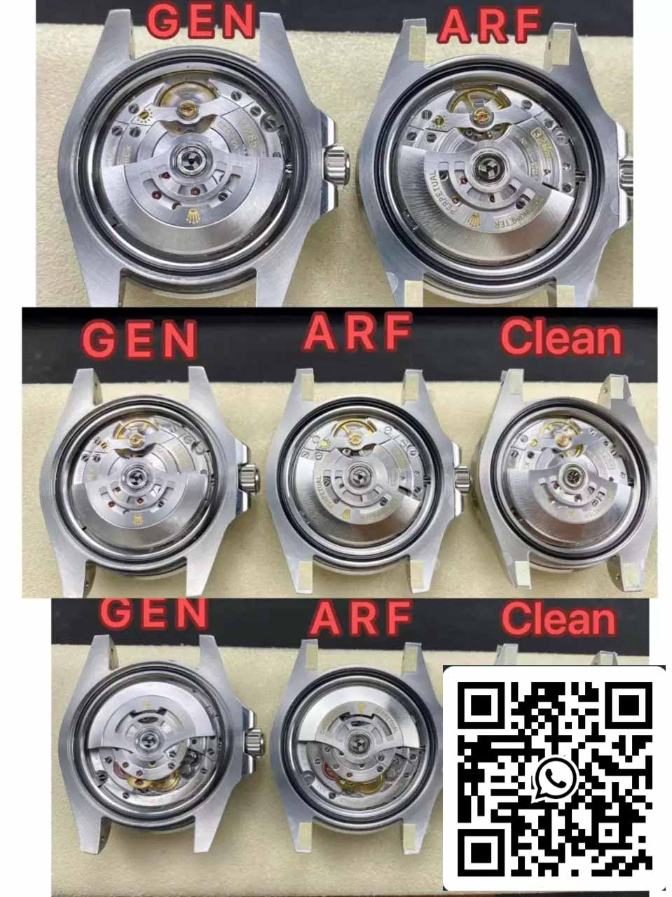 Rolex GMT Master II M126710BLRO-0001 Pepsi 1:1 Beste Edition von ARF Factory V3 Upgrade Jubiläumsarmband