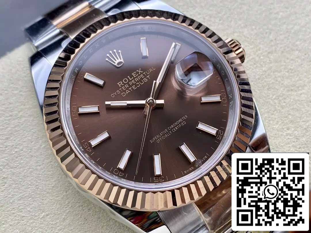 Rolex Datejust 126331-001 ARF Factory 1:1 Best Edition galvanisiert mit 18 Karat Gold