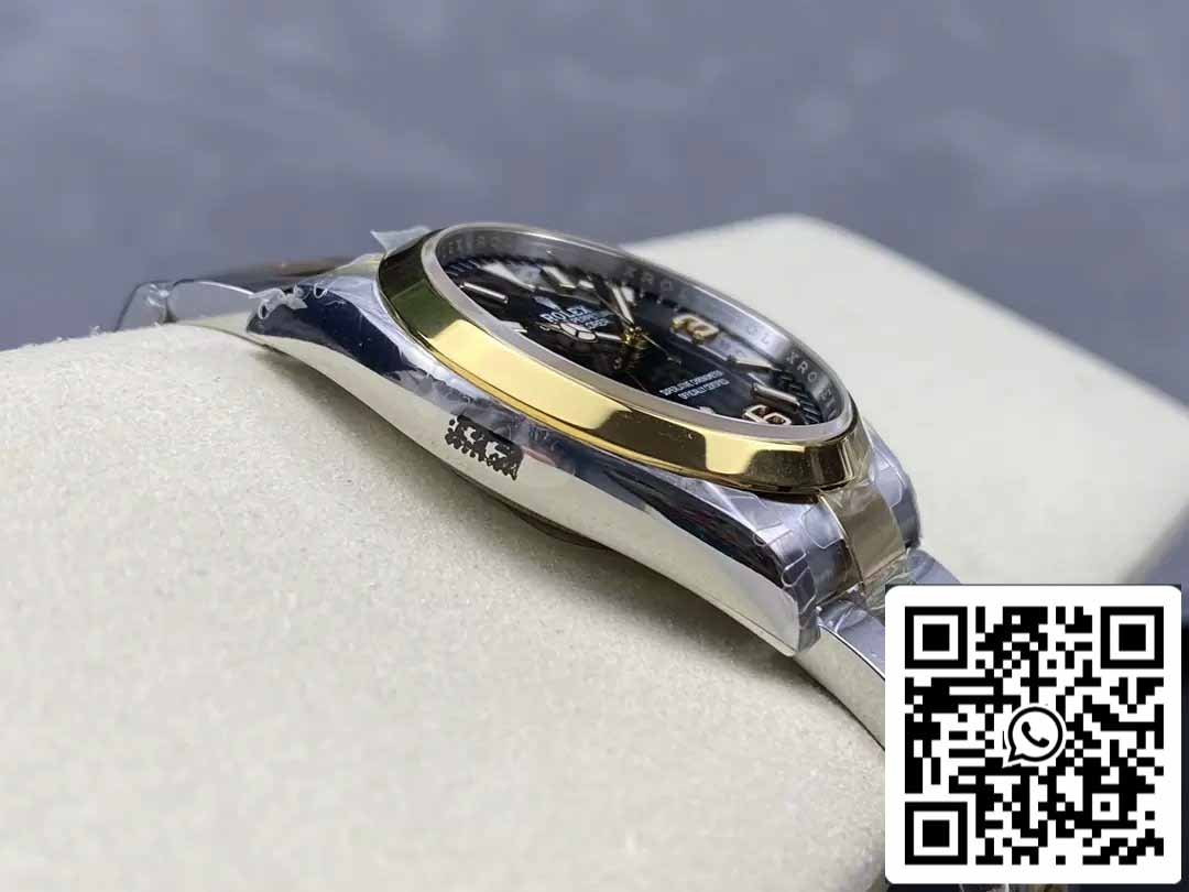 Rolex Explorer M124273-0001 36MM 1:1 Best Edition VS Factory schwarzes Zifferblatt Stahl und Gold