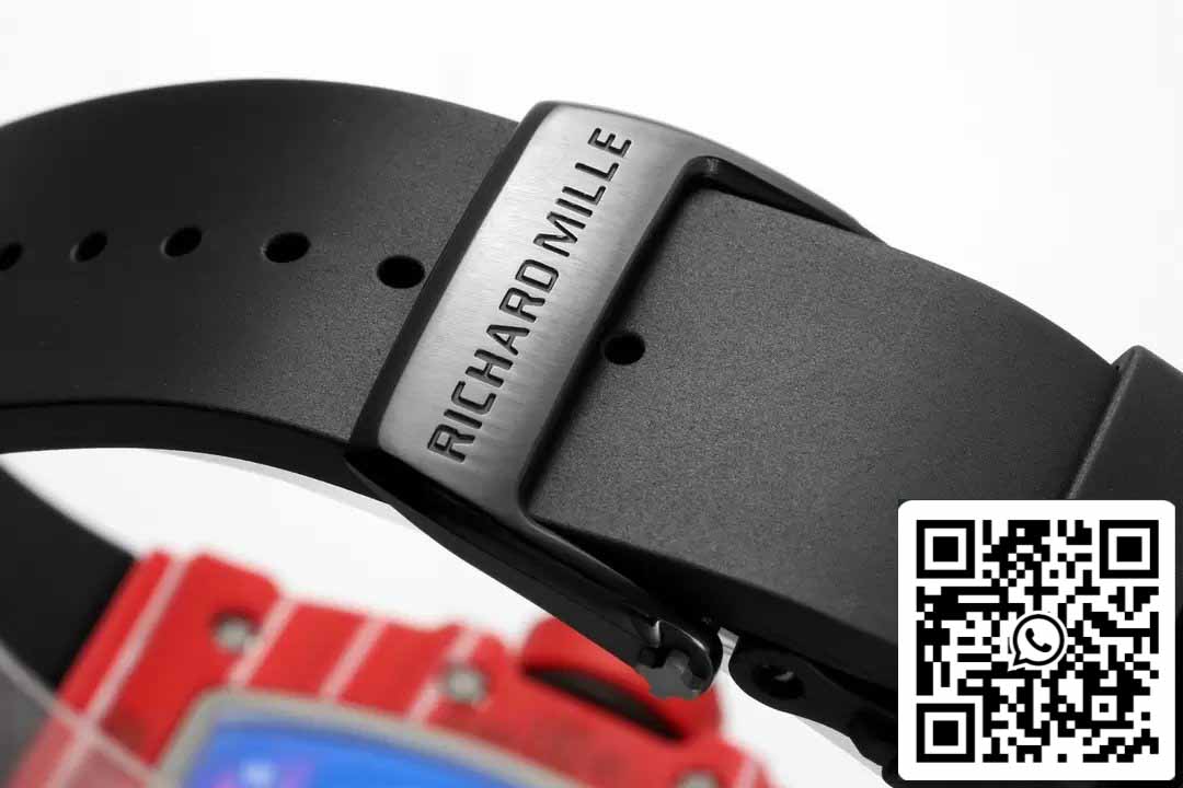 Richard Mille RM035-02 NTPT Carbon 1:1 Best Edition ZF Factory Red Demon Version Schwarzes Armband 