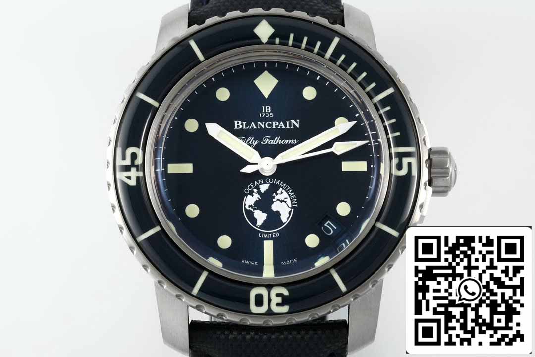 Blancpain Fifty Fathoms Ocean Commitment III 5008 11B40 NAOA 1:1 Meilleure édition ZF Factory