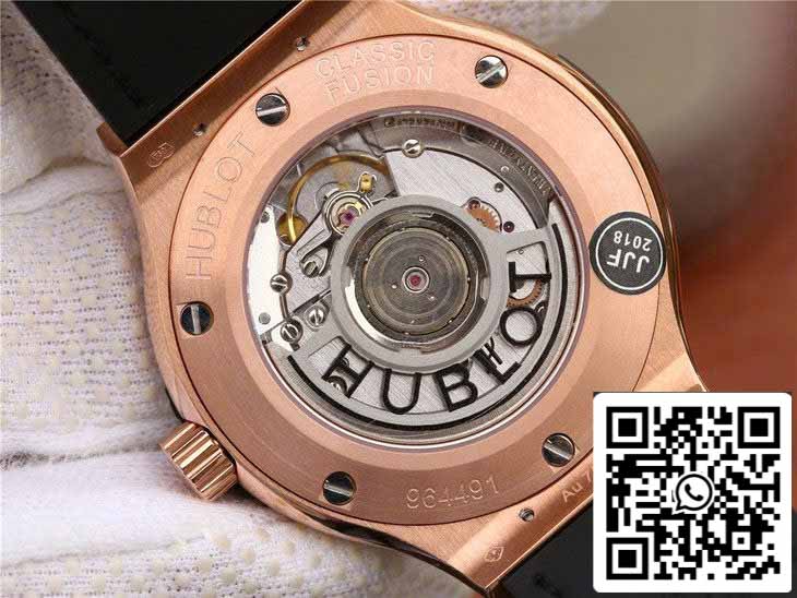 Hublot Classic Fusion 542.OX.7081.LR 1:1 Best Edition JJ Factory Graues Zifferblatt Roségold