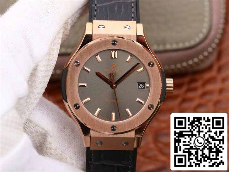 Hublot Classic Fusion 542.OX.7081.LR 1:1 Best Edition JJ Factory Graues Zifferblatt Roségold