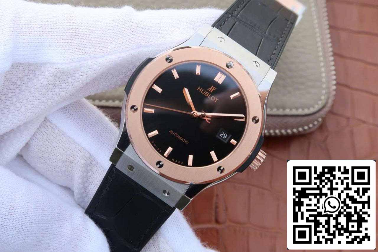 Hublot Classic Fusion 542.NO.1181.LR 1:1 Meilleure édition JJ Factory Cadran noir