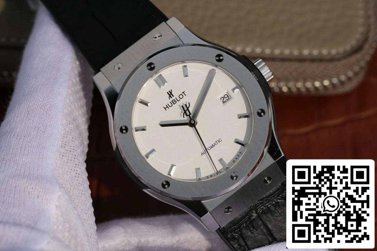 Hublot Classic Fusion 542.NX.2611.LR 1:1 Meilleure édition JJ Factory Cadran blanc