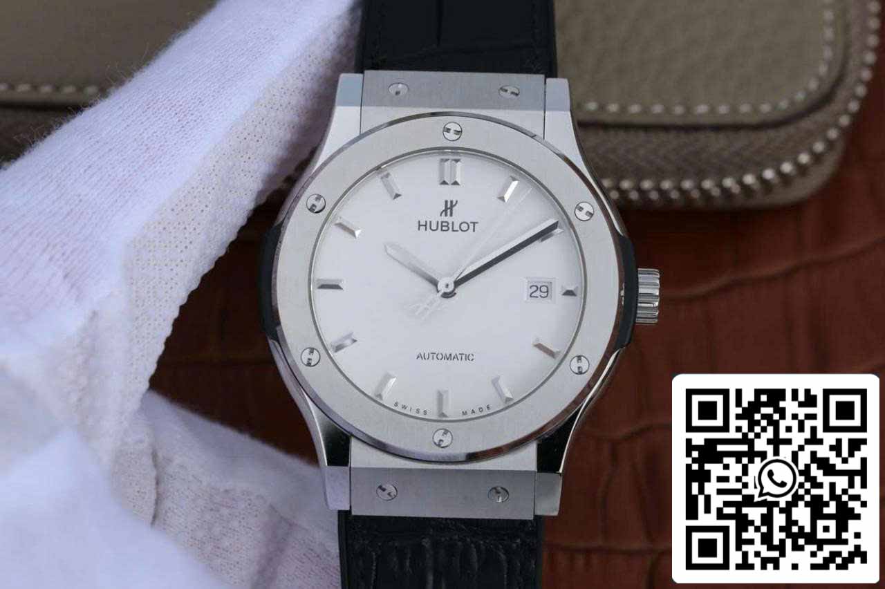 Hublot Classic Fusion 542.NX.2611.LR 1:1 Meilleure édition JJ Factory Cadran blanc