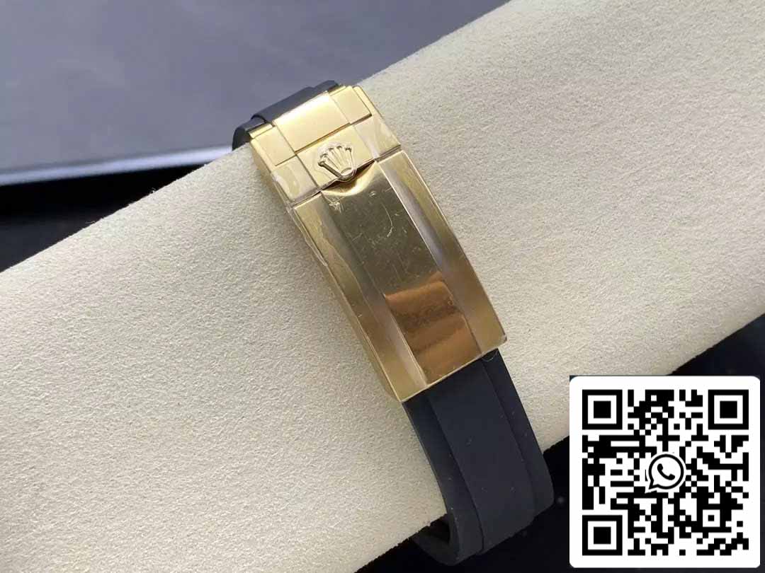 Rolex Cosmograph Daytona m126518 1:1 Best Edition QF Factory 4131 Uhrwerk Schwarzes Zifferblatt und Gold