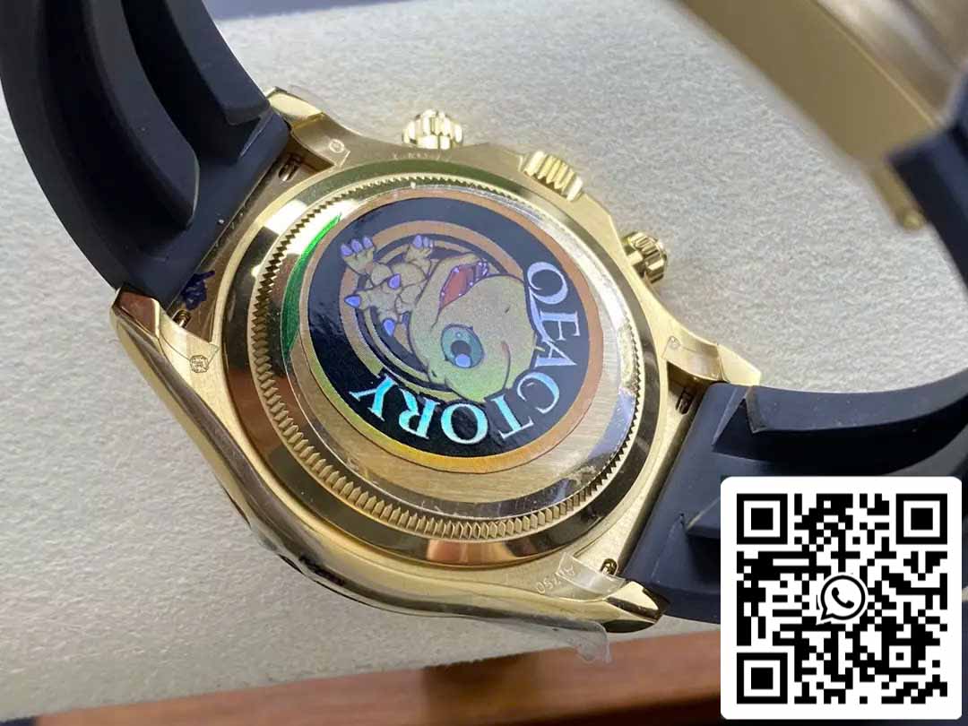 Rolex Cosmograph Daytona m126518 1:1 Best Edition QF Factory 4131 Uhrwerk Schwarzes Zifferblatt und Gold