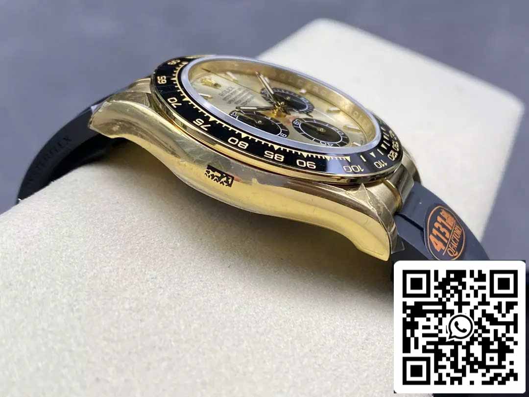 Rolex Cosmograph Daytona m126518 1:1 Best Edition QF Factory 4131 Uhrwerk gelbes Zifferblatt