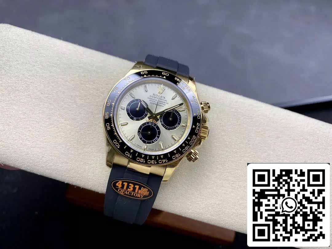 Rolex Cosmograph Daytona m126518 1:1 Best Edition QF Factory 4131 Uhrwerk gelbes Zifferblatt