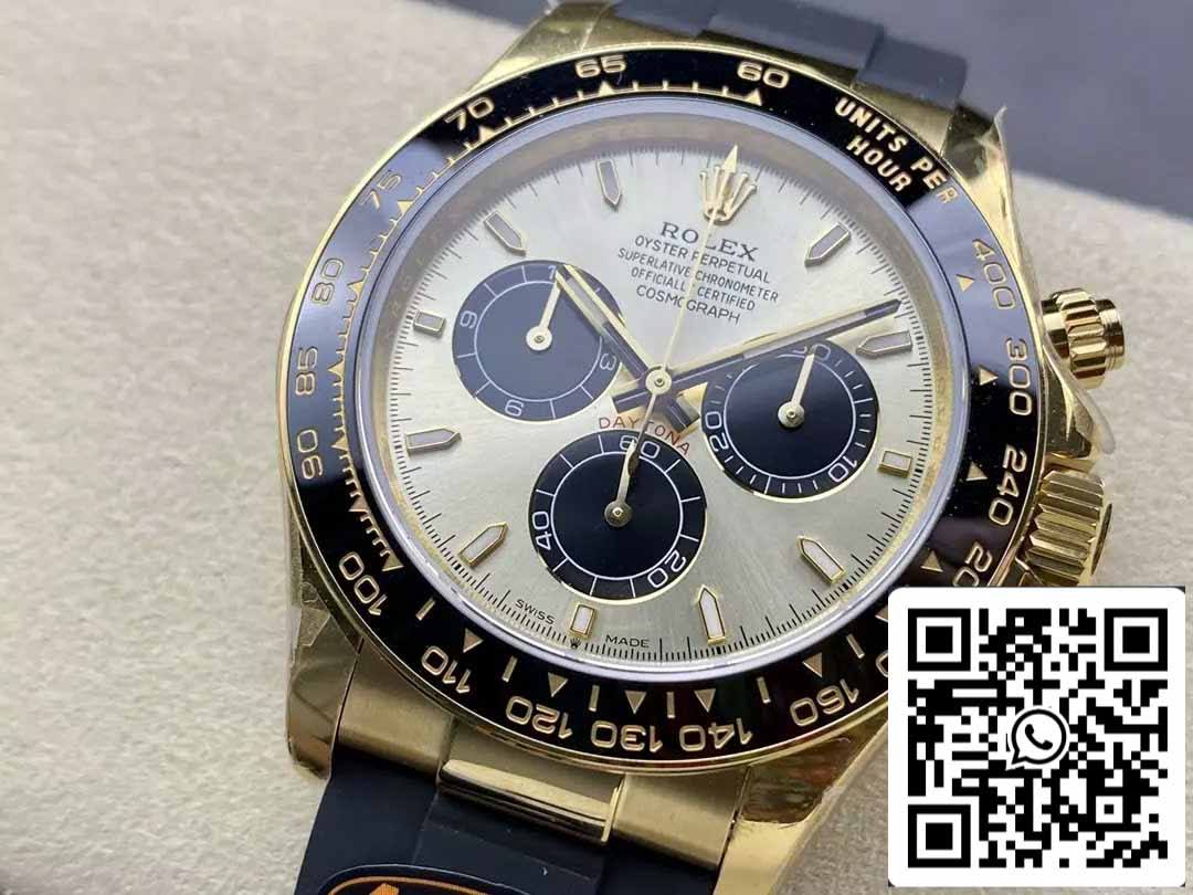 Rolex Cosmograph Daytona m126518 1:1 Best Edition QF Factory 4131 Uhrwerk gelbes Zifferblatt