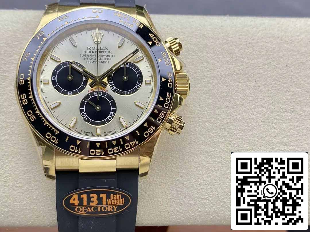 Rolex Cosmograph Daytona m126518 1:1 Best Edition QF Factory 4131 Uhrwerk gelbes Zifferblatt