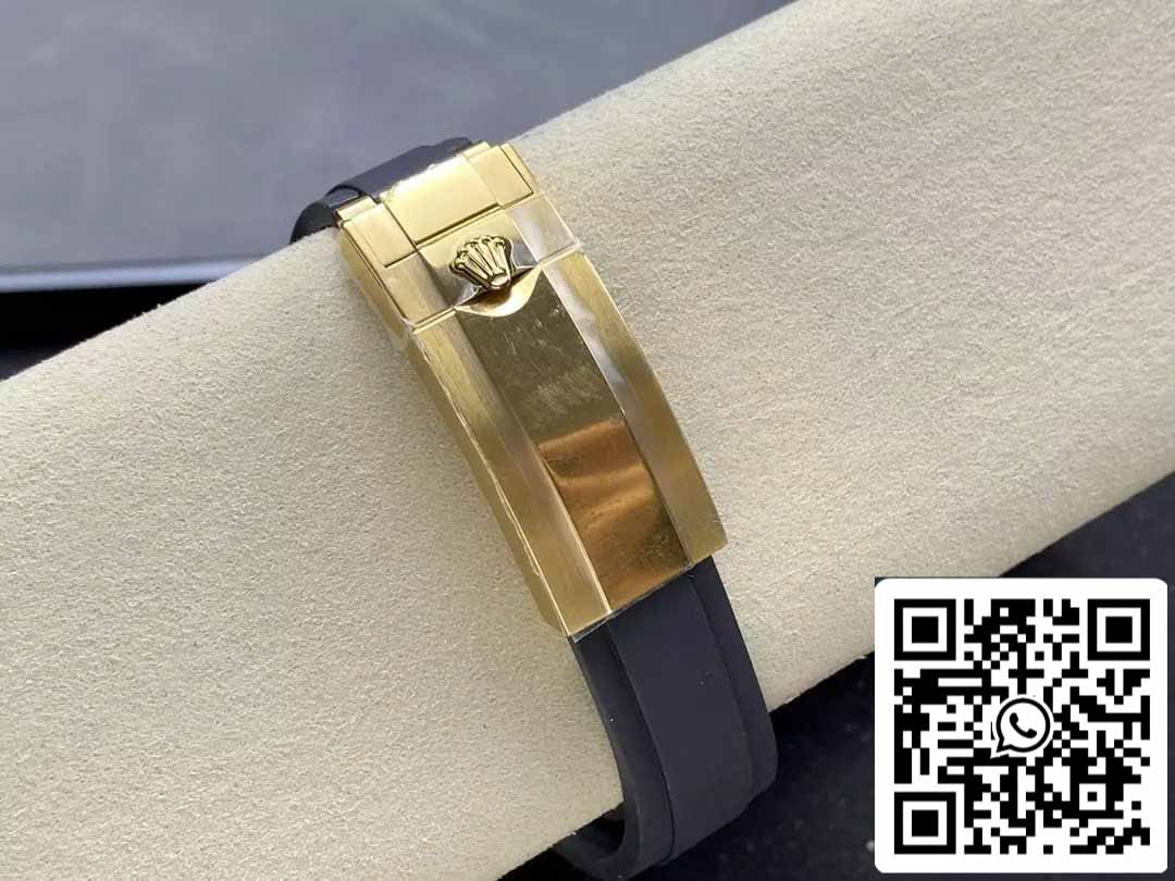 Rolex Cosmograph Daytona m126515 1:1 Best Edition QF Factory 4131 Uhrwerk, schwarzes Zifferblatt und Roségold