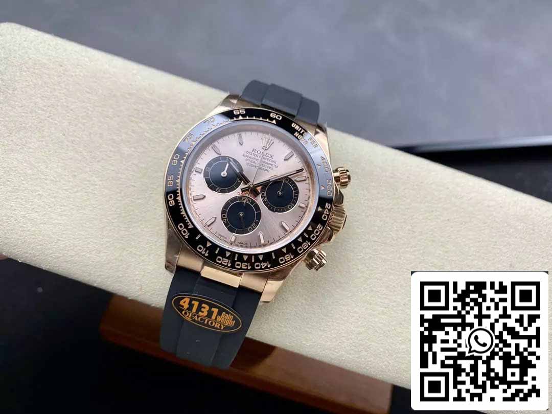 Rolex Cosmograph Daytona m126515 1:1 Best Edition QF Factory 4131 Uhrwerk rosa Zifferblatt