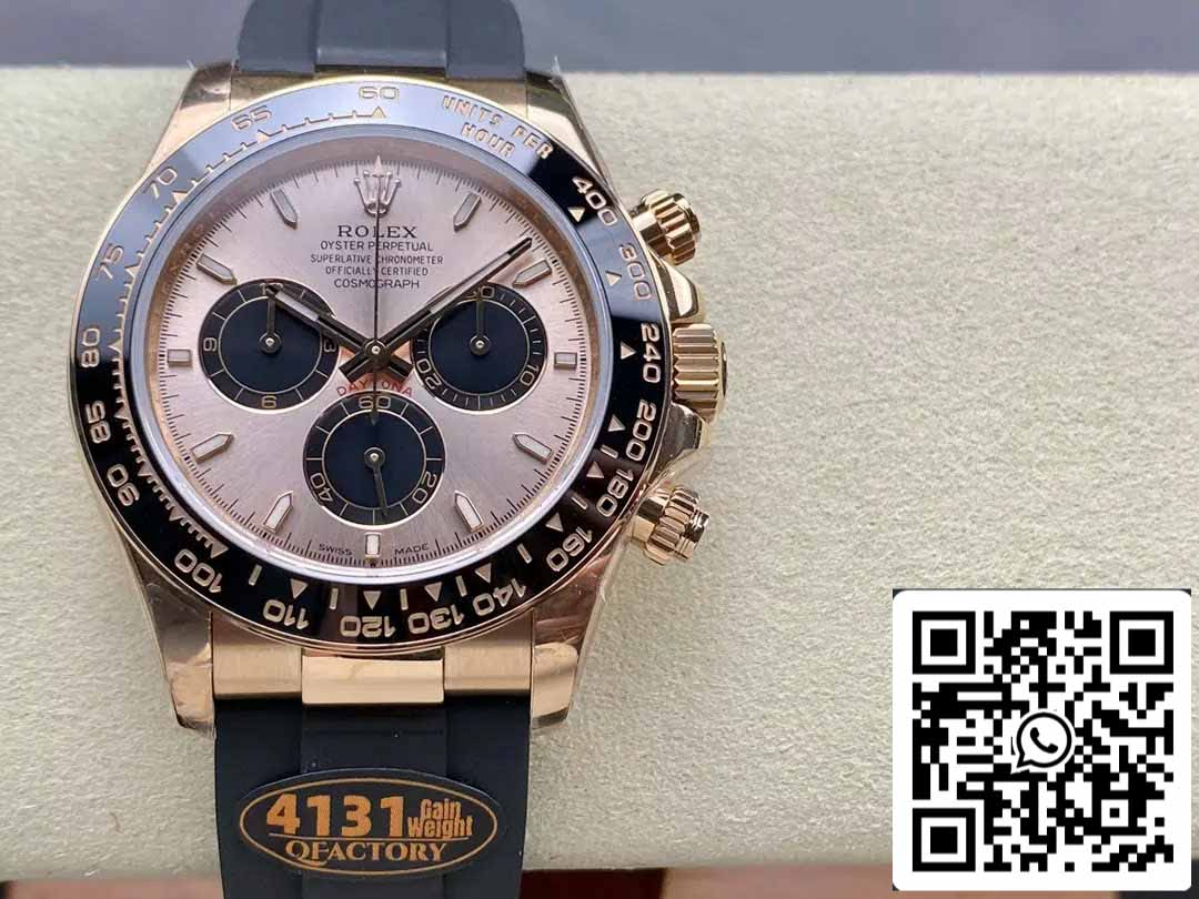 Rolex Cosmograph Daytona m126515 1:1 Best Edition QF Factory 4131 Uhrwerk rosa Zifferblatt