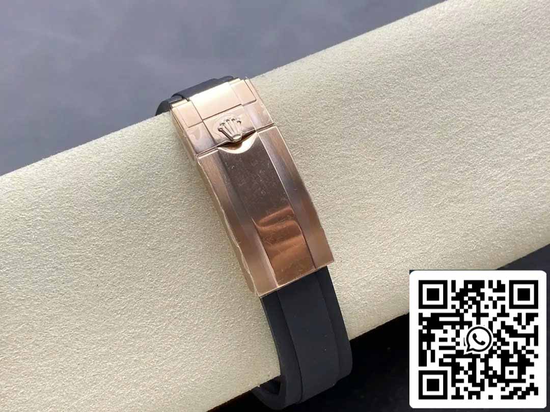 Rolex Cosmograph Daytona m126515LN 1:1 Best Edition QF Factory 4131 Uhrwerk Schwarzes Zifferblatt Roségold