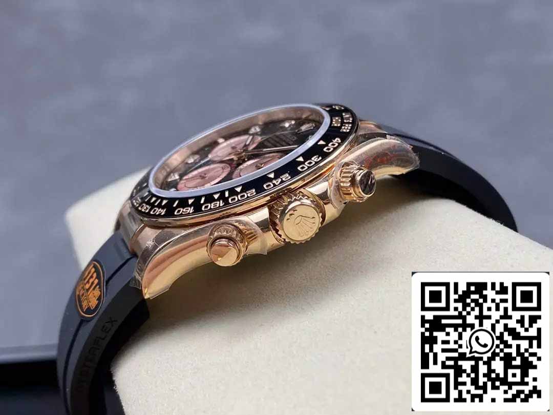Rolex Cosmograph Daytona m126515LN 1:1 Best Edition QF Factory 4131 Uhrwerk Schwarzes Zifferblatt Roségold