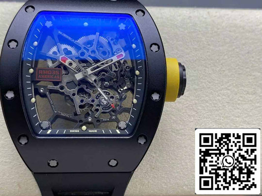 Richard Mille RM035 Rafa Americas Edition 1:1 Meilleure édition Sonic Factory V3 Céramique noire