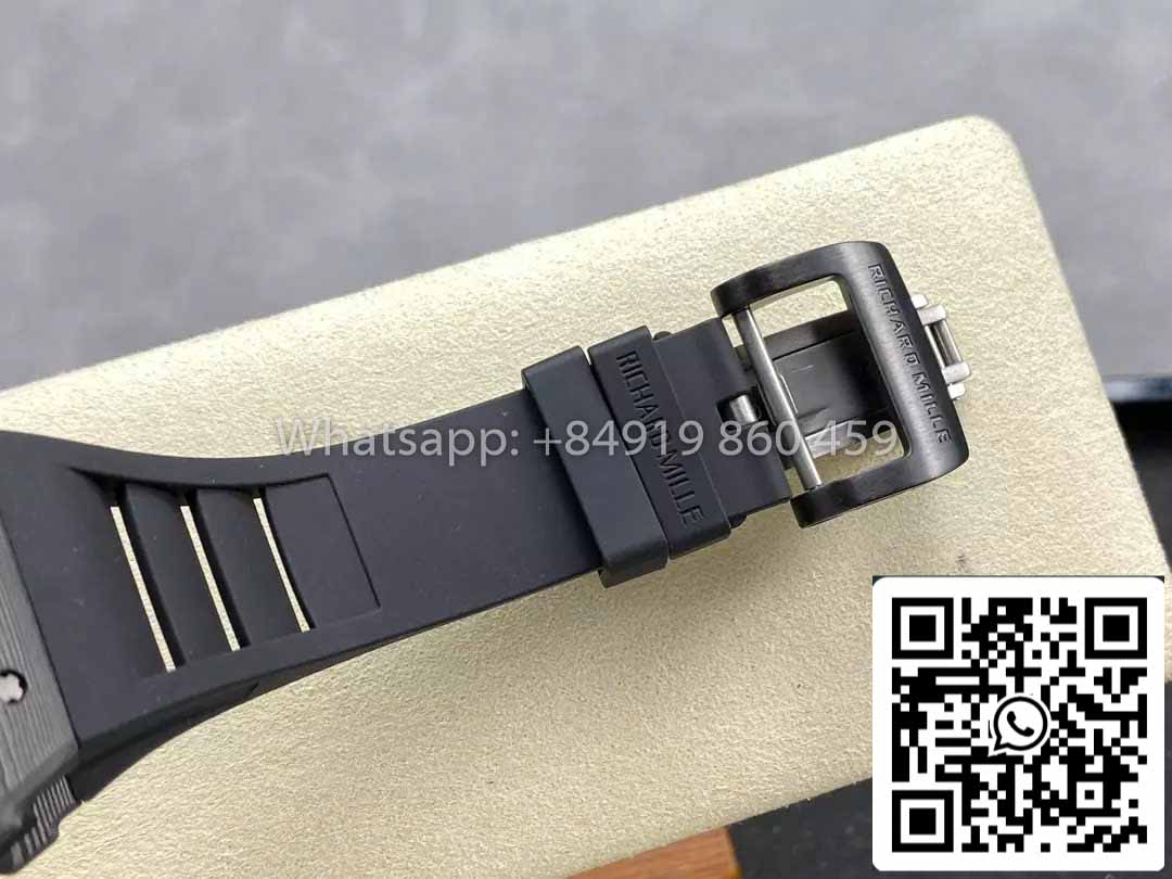 Richard Mille RM035-02 1:1 Bester Klon R7 Factory NTPT Carbongehäuse schwarzes Armband